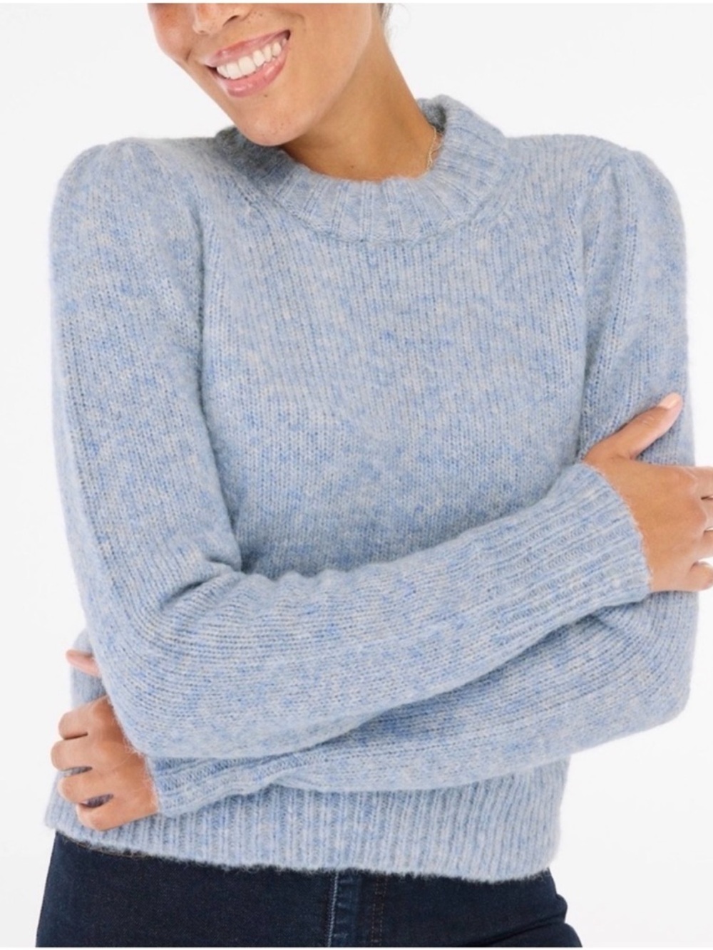 J CREW SOFT FUZZY ALPACA BLEND SWEATER SIZE XS NWT‎